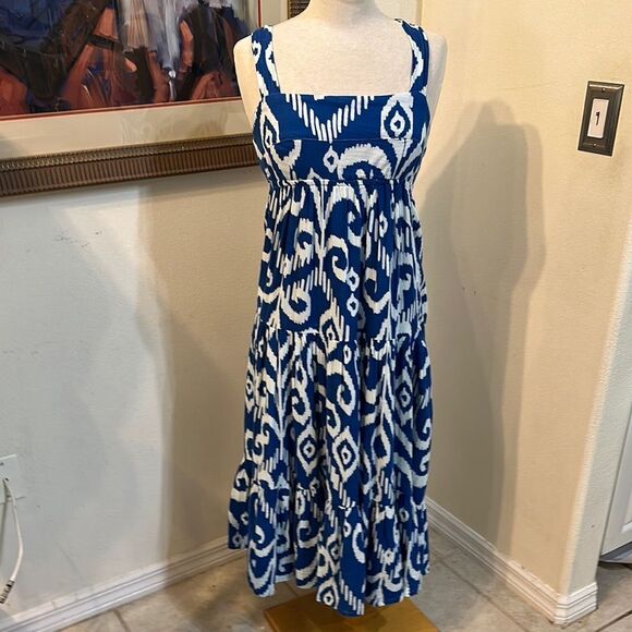 HONORINE Marguerite Tiered Cotton-Gauze Maxi Dress Size S - Picture 5 of 10